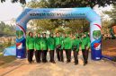 Ketua Persit KCK Ranting 2 Koramil 01/Taman Sari Beserta Pengurus dan Anggota Ikuti Olahraga Bersama Korem 052/Wkr di NICE PIK 2