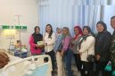 Wujudkan Kepedulian dan Solidaritas, Ketua Persit KCK Ranting 4 Koramil 03/GP Ny. Nita Tri Atmojo Besuk Sertu Dhany Firmansyah