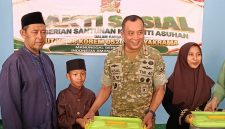 HUT Ke-28 Korem 052/Wkr, TNI Hadir Berbagi Asa dan Kebahagiaan Bersama Anak Yayasan Pondok Pesantren Yatim-Dhuafa Bahrul Ulum