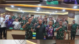 SINERGI TNI-PEMKAB TANGERANG DIPERKUAT, TMMD KE-130 SIAP GEBER PEMBANGUNAN DI JAYANTI