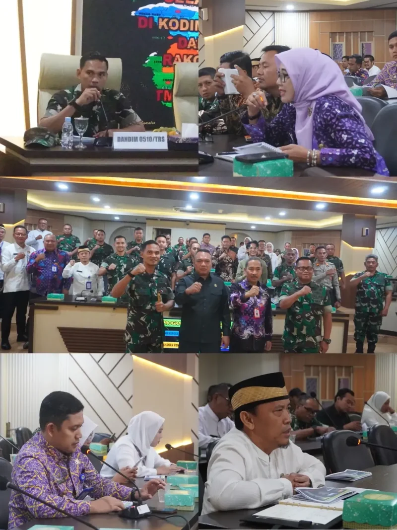 SINERGI TNI-PEMKAB TANGERANG DIPERKUAT, TMMD KE-130 SIAP GEBER PEMBANGUNAN DI JAYANTI